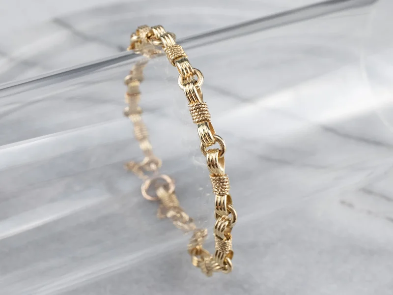 Nautical Gold Link Bracelet