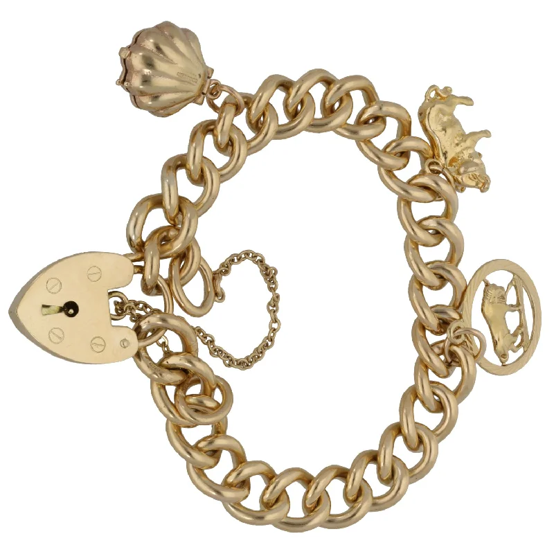 9ct Gold Charm Bracelet