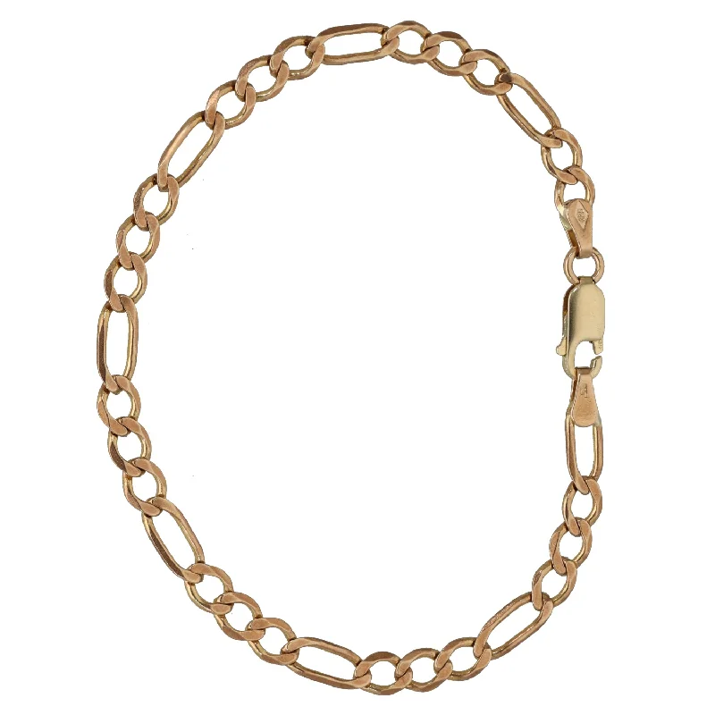 9ct Gold Figaro Bracelet