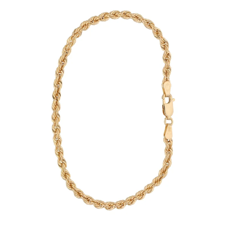 New 9ct Gold Rope Bracelet