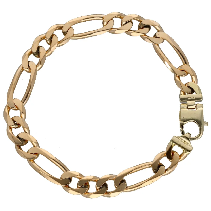 9ct Gold Figaro Bracelet