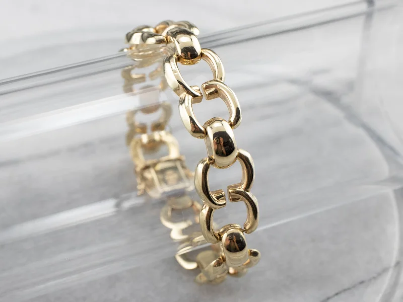 Vintage Gold Link Bracelet