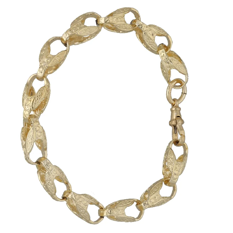 9ct Gold Tulip Bracelet