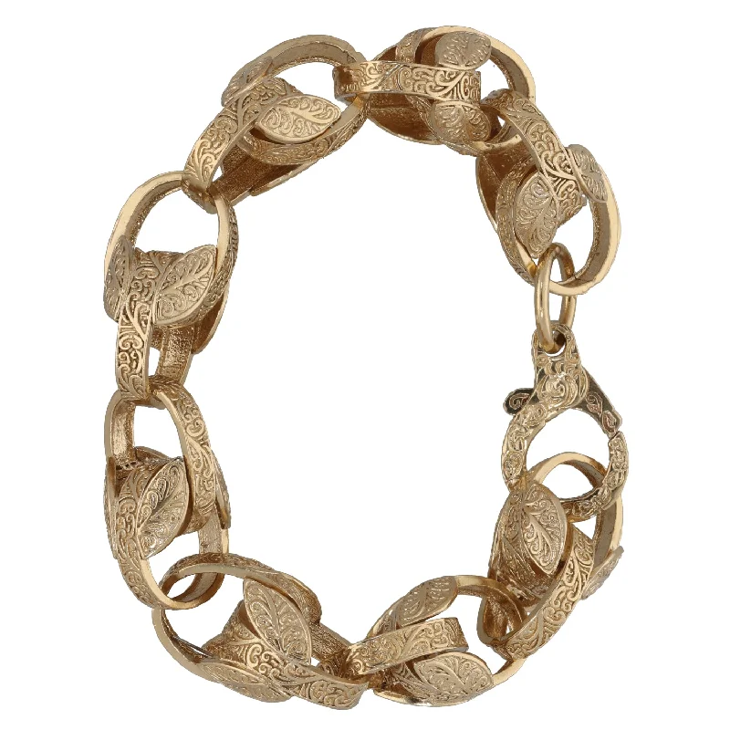 9ct Gold Tulip Bracelet