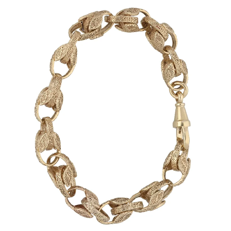 9ct Gold Tulip Bracelet