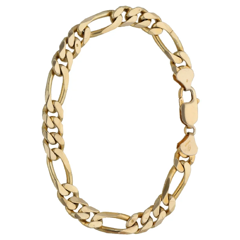 9ct Gold Figaro Bracelet